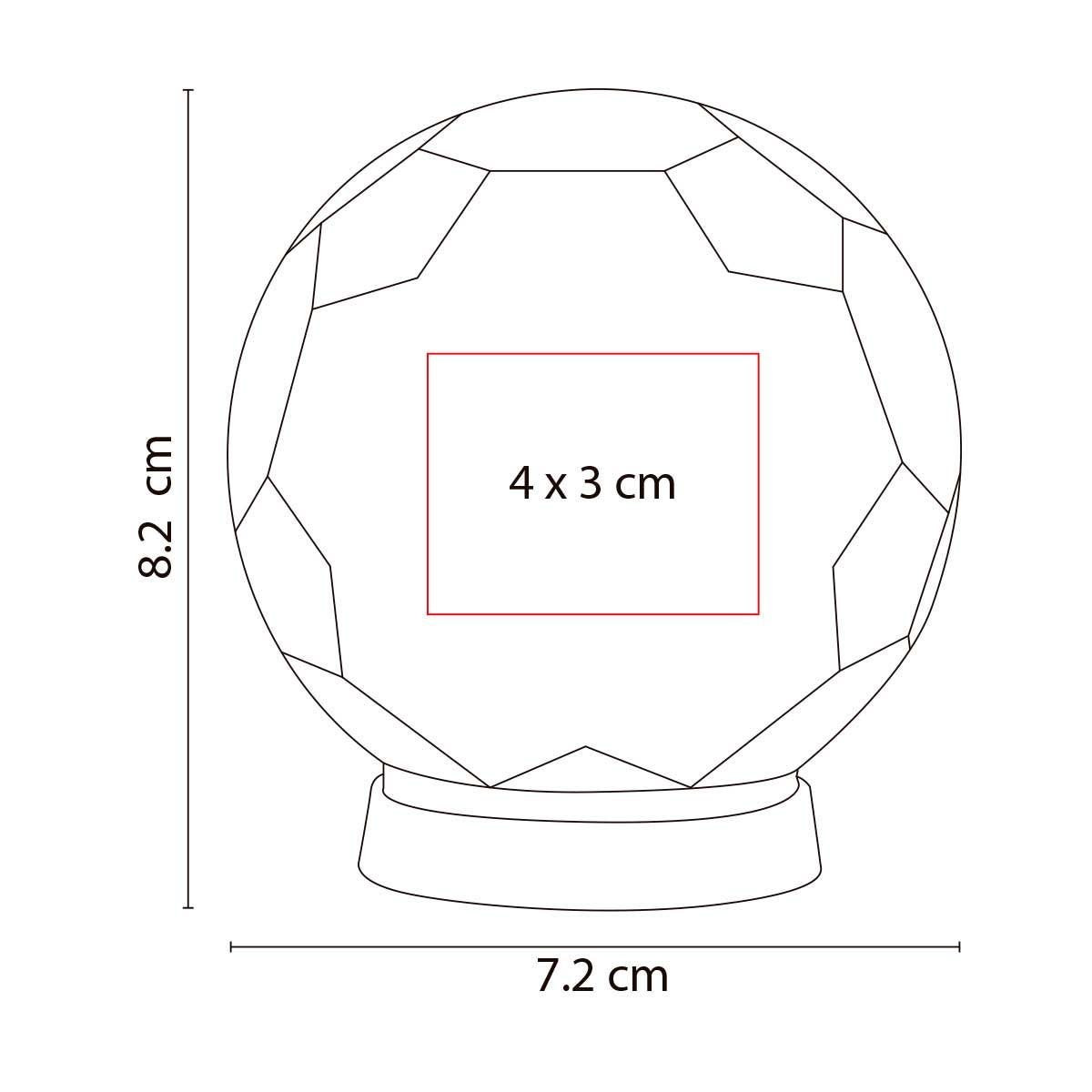 ALCANCÍA EN FORMA DE BALÓN